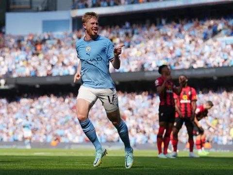10 'vua kiến tạo' châu Âu: De Bruyne số 2; Trò cũ Ten Hag vô đối