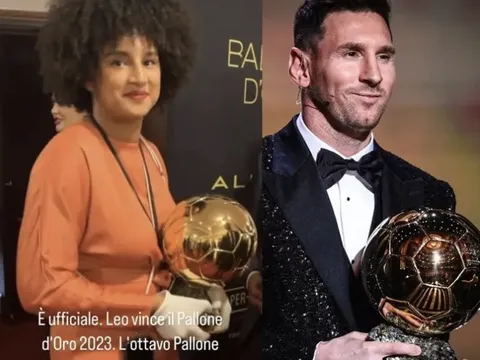 "100% QBV 2023 thuộc về Lionel Messi"