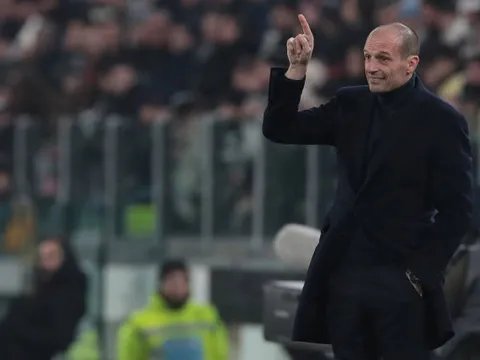 HLV Allegri thận trọng trước trận đấu với Sassuolo