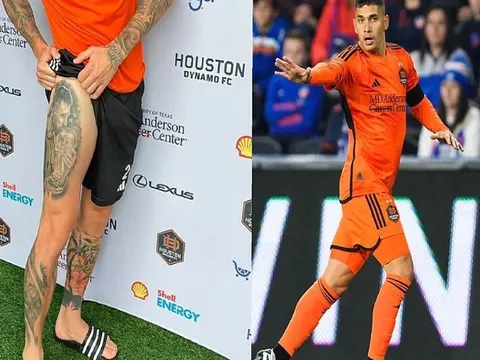 Ngôi sao Houston Dynamo xăm hình Messi