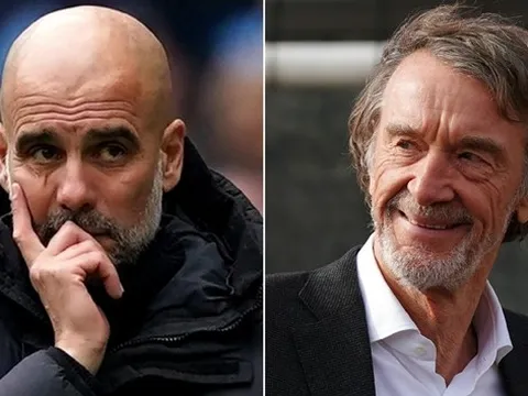 Pep Guardiola cảm thấy vinh dự trước những lời khen ngợi của Sir Jim Ratcliffe