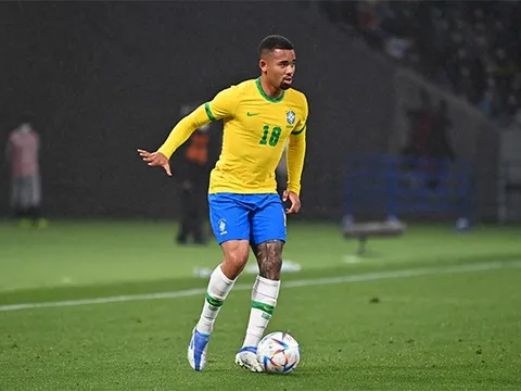 Gabriel Jesus "tịt ngòi” trên tuyển khiến CĐV Arsenal lo lắng