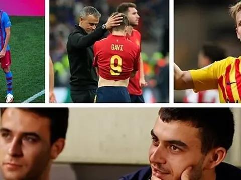 2 bộ mặt của các tiền vệ Barca