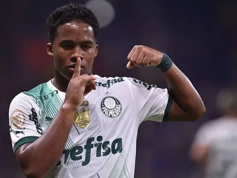 Endrick giúp Palmeiras giành danh hiệu trước khi đến Real