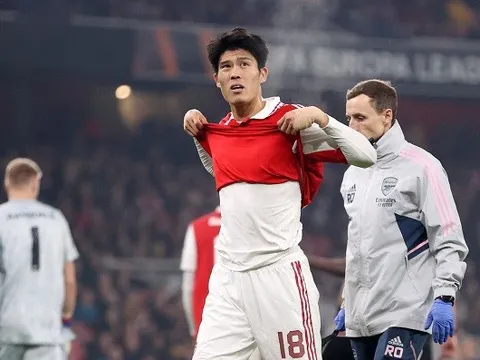 Arteta cập nhật chấn thương của Tomiyasu