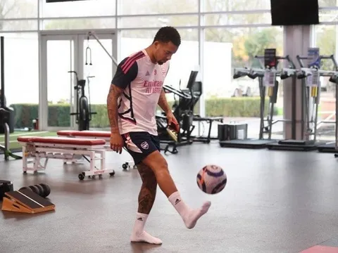 Sao Arsenal nhận cú hích sau 8 tuần dưỡng thương