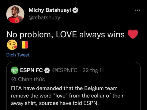 Batshuayi thách thức FIFA