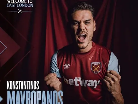 CHÍNH THỨC! Người cũ Arsenal cập bến West Ham