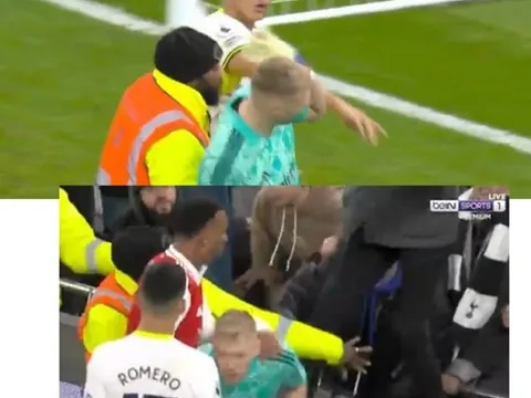 Thất bại đau đớn, cầu thủ và CĐV Tottenham tấn công Ramsdale