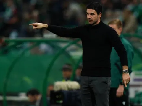 Arteta thay đổi định nghĩa dự bị