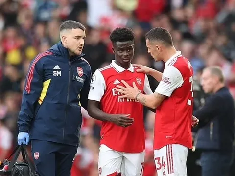 Arsenal báo tin quan trọng về Saka cho ĐT Anh