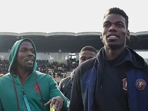 Pogba quay lại sân tập Juve sau nhiều tháng dưỡng thương