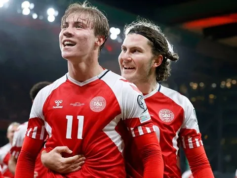 4 bàn/2 trận, đồng hương của Hojlund mê hoặc Bundesliga