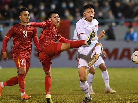 Hai lần dẫn điểm, U22 Việt Nam vẫn thất thủ trước các đàn anh ĐTQG