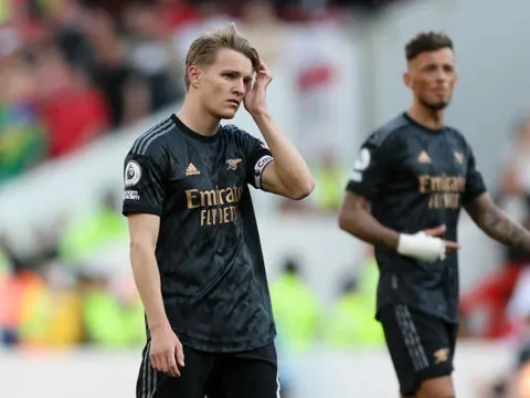 5 điểm nhấn Nottingham 1-0 Arsenal: Nghịch lý Odegaard; Sai lầm của Arteta