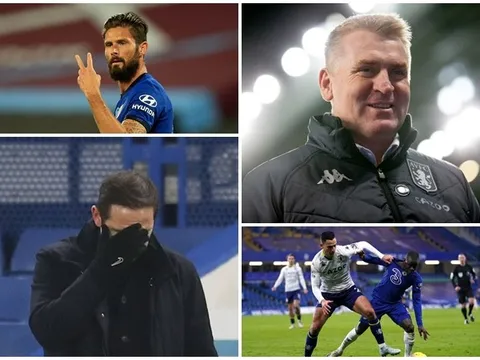 5 điểm nhấn Chelsea 1-1 Aston Villa: Đẳng cấp Giroud; Lampard nên quên chức vô địch EPL