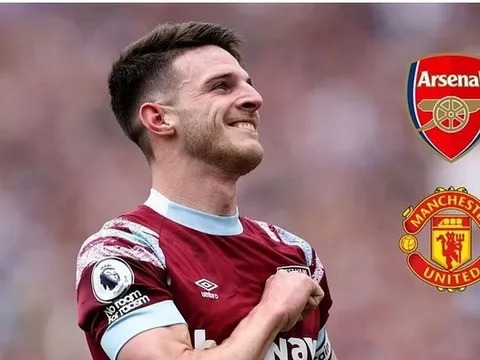 Kịch bản điên rồ giúp Man Utd cướp Declan Rice từ tay Arsenal