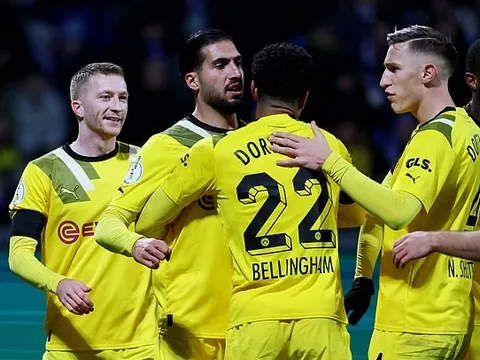 Reus lập công quyết định giúp Dortmund đi tiếp ở cúp Quốc gia