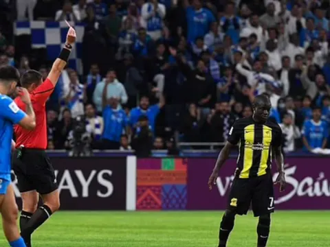 Kante nhận thẻ đỏ, Al-Hilal đánh bại Al-Ittihad