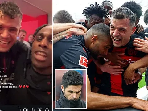 Xhaka vô địch, hậu vệ Leverkusen 'xát muối' vào Arsenal