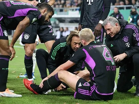 De Ligt chấn thương khiến cổ động viên Bayern lo lắng