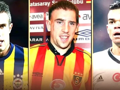 Những hảo thủ từng chơi bóng tại Thổ Nhĩ Kỳ: Van Persie, Ribery và ai nữa?