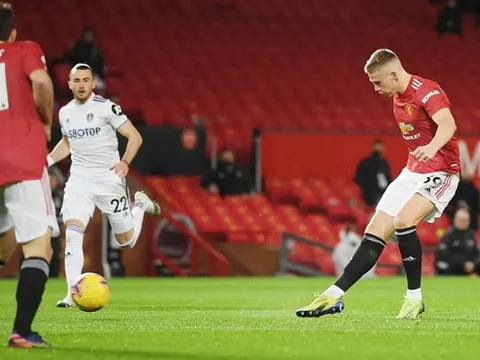 Fernandes không nhường McTominay đá 11m khi M.U thắng đậm