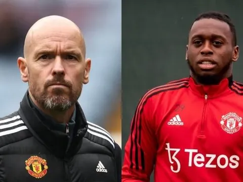 Aaron Wan-Bissaka khiến Ten Hag phải ngạc nhiên