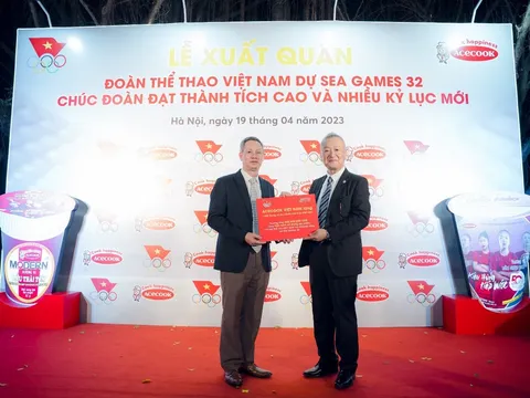 ACECOOK Việt Nam đồng hành cùng Đoàn thể thao Việt Nam dự SEA GAMES 32