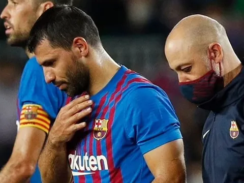 Aguero lần đầu tiên ra mặt sau sự việc nghiêm trọng