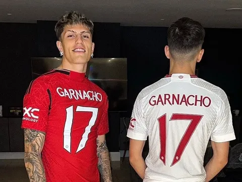 Garnacho bất ngờ chọn số áo mới, ảnh hưởng tới Hojlund