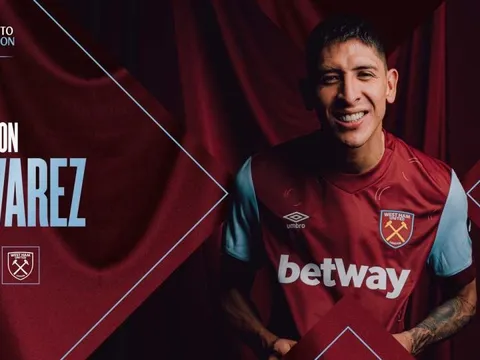 CHÍNH THỨC! West Ham nổ tân binh giá 38 triệu euro