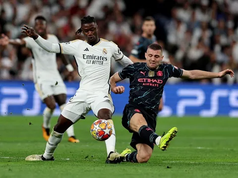 Thống kê điên rồ trận Real Madrid - Man City