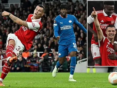 Xhaka hóa người hùng, Arsenal thắng trận 'chung kết bảng A'