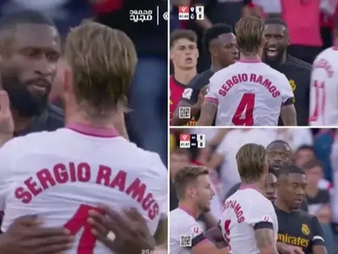 Ramos không nể nang Real, lao vào gây chiến với Rudiger