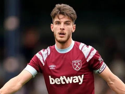 Arsenal ấn định ngày hoàn tất thương vụ Declan Rice