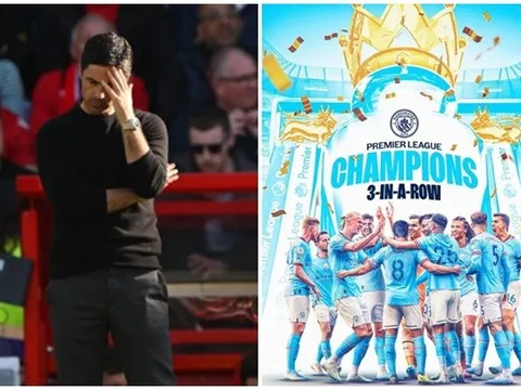 Arteta bất lực, Arsenal muối mặt đón tân vương