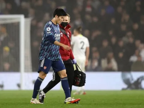 Arteta cập nhật tình hình chấn thương của Tomiyasu sau trận Leeds