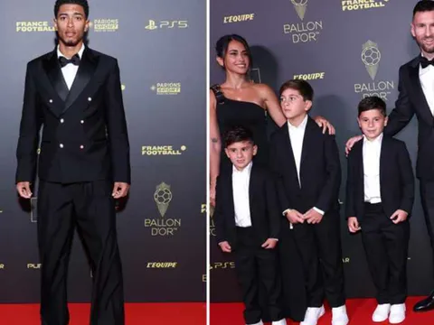 Messi và dàn sao rạng rỡ ở Gala Quả bóng Vàng