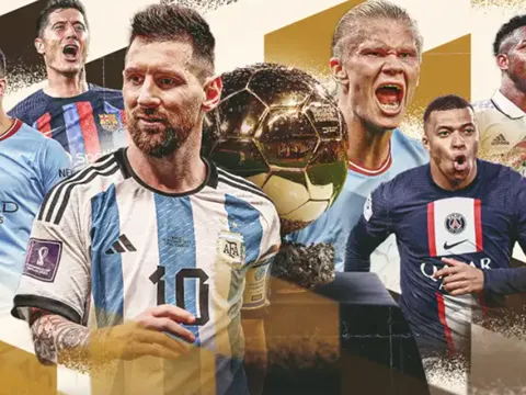 10 ƯCV giành Quả bóng vàng 2023: Messi - Haaland; Man City góp 5 ngôi sao