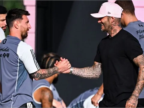 Beckham mời Messi gia nhập Miami 6 năm trước
