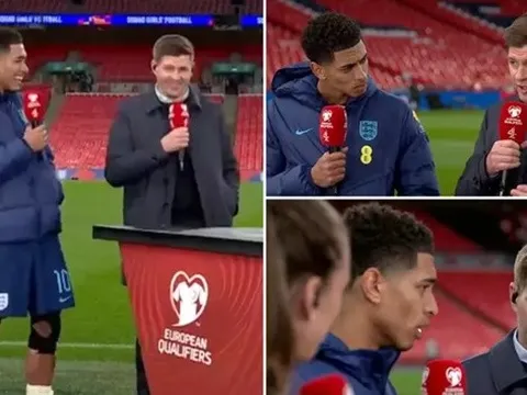 Bellingham, Gerrard đóng vai chính trong buổi phỏng vấn gây phấn khích