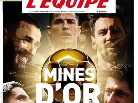 'Chúng tôi đã thông báo người giành Quả bóng vàng, cậu ấy rất vui mừng'