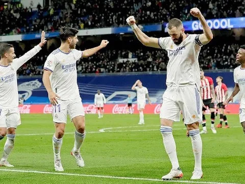 Benzema lại ghi bàn, Real bỏ xa Atletico Madrid