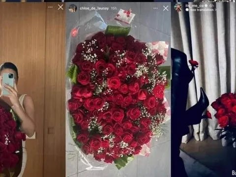 Benzema tặng hoa cho ba người phụ nữ trong lễ Tình nhân