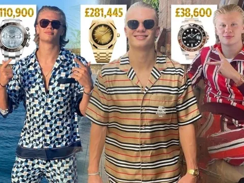 Bộ sưu tập đồng hồ đẳng cấp của Haaland