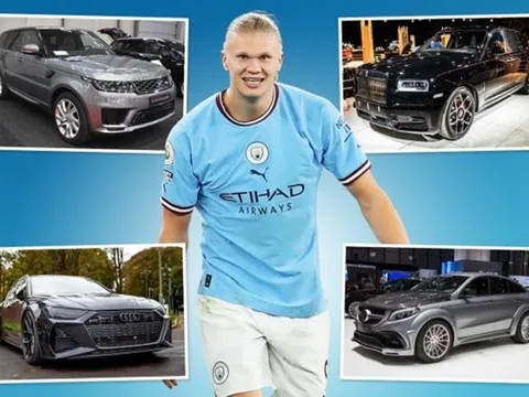 Bộ sưu tập siêu xe choáng ngợp của Haaland