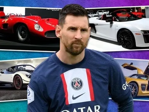 Bộ sưu tập siêu xe hào nhoáng của Messi
