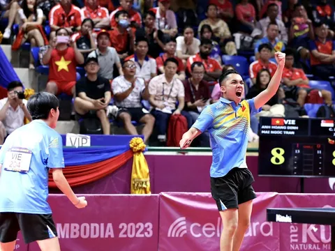 Bóng bàn Việt Nam gây địa chấn, giành HCV lịch sử ở SEA Games 32