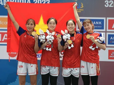 Bóng rổ 3x3 Việt Nam giành HCV lịch sử tại SEA Games 32